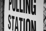 Polling Station sign