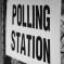 Polling Station sign